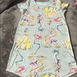 Disney Princess Nightgown - Light Blue and Yellow